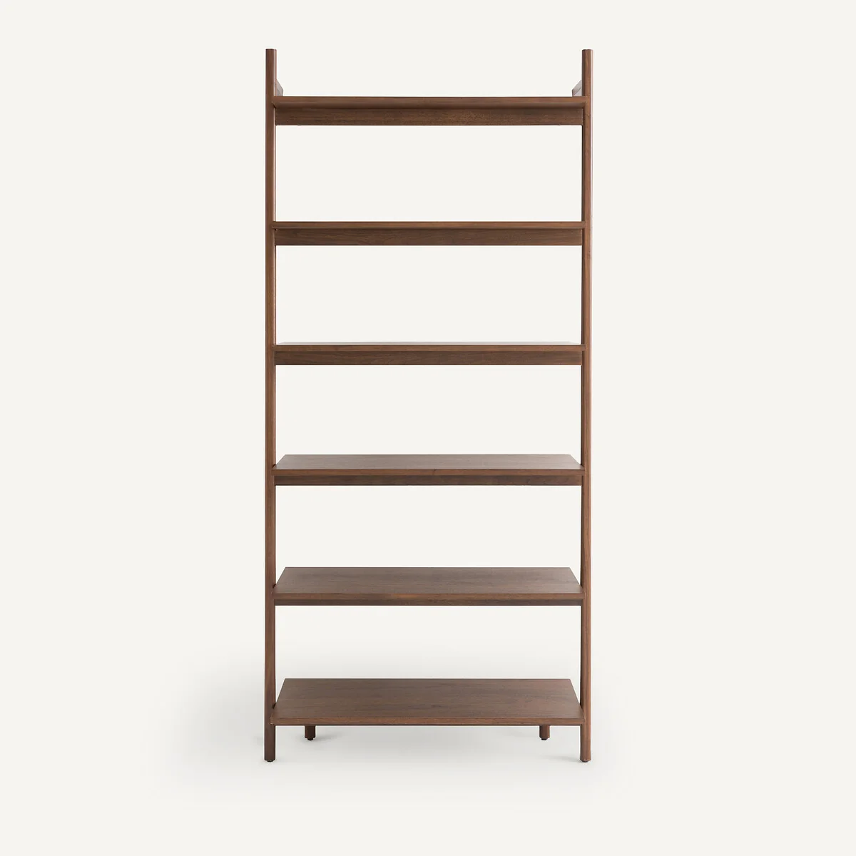 Rory Shelving Unit in Walnut and Veneer 6 Shelves – image 3