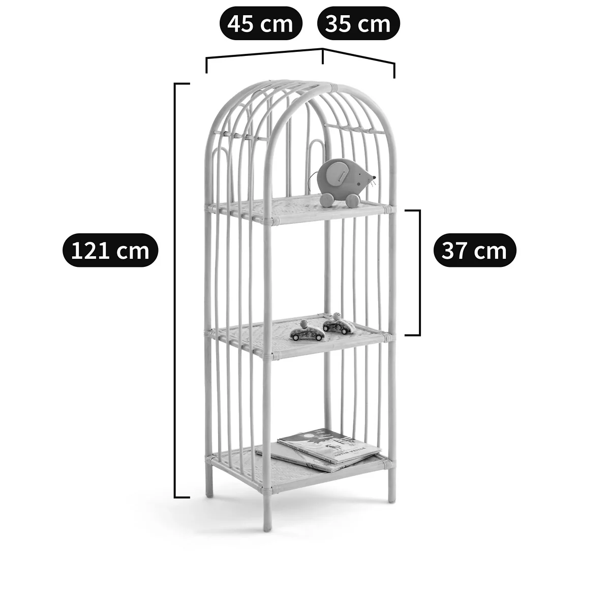 Albin Rattan Child's Bookcase – image 7