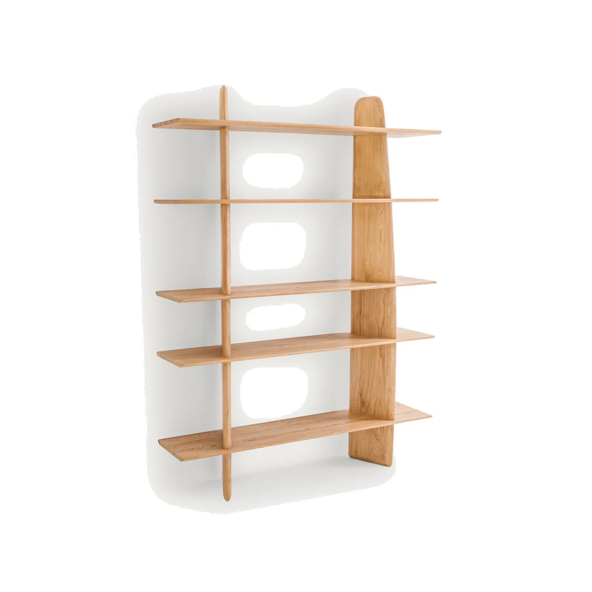Iloss Solid Oak Bookcase – image 1