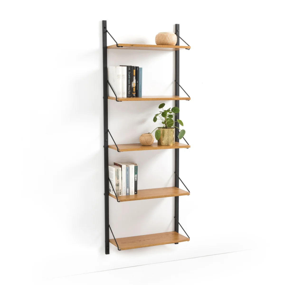 Quilda Wall-mounted Vintage Bookcase – image 2