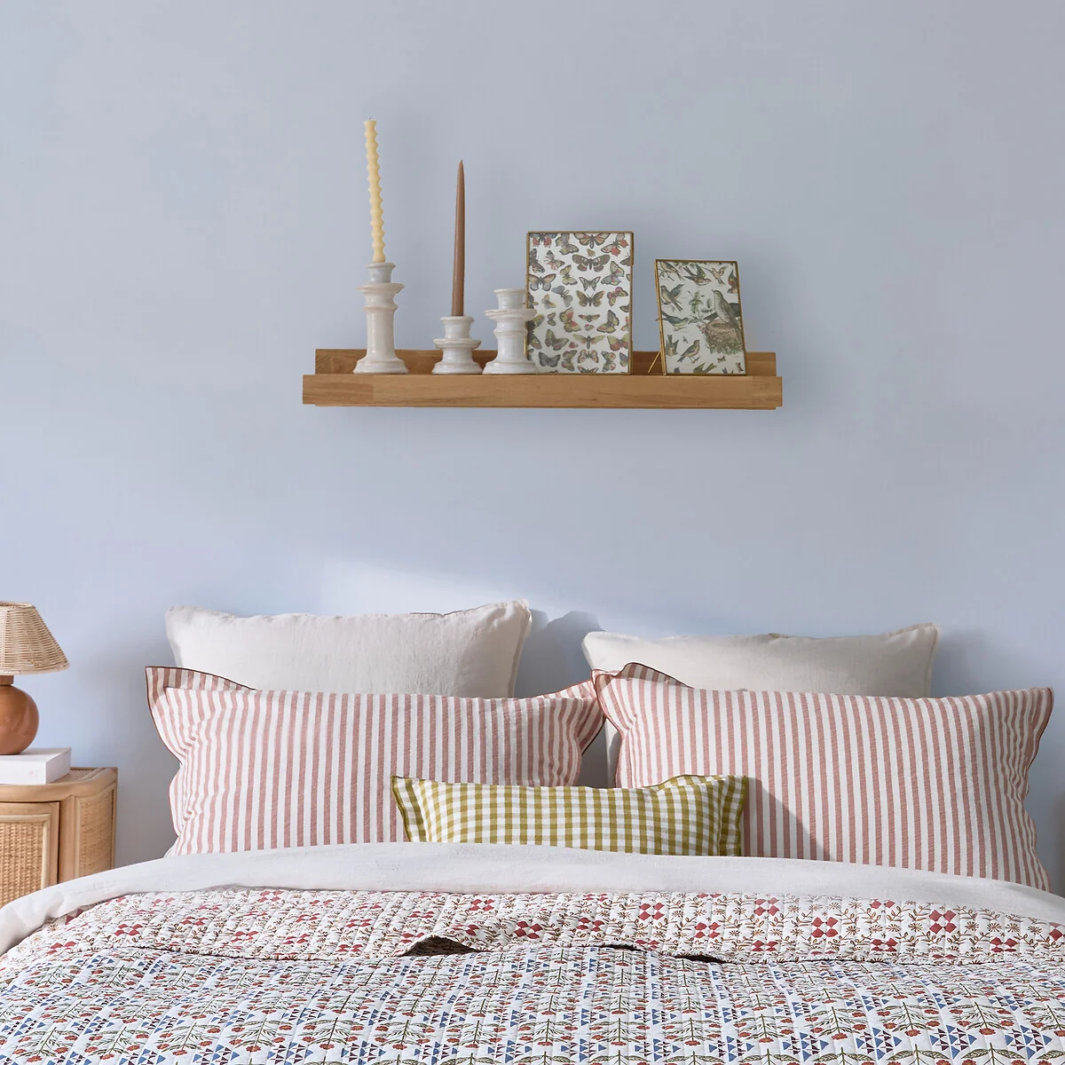 Hiba Wall Shelf in Solid Oak with Length 80cm – image 2