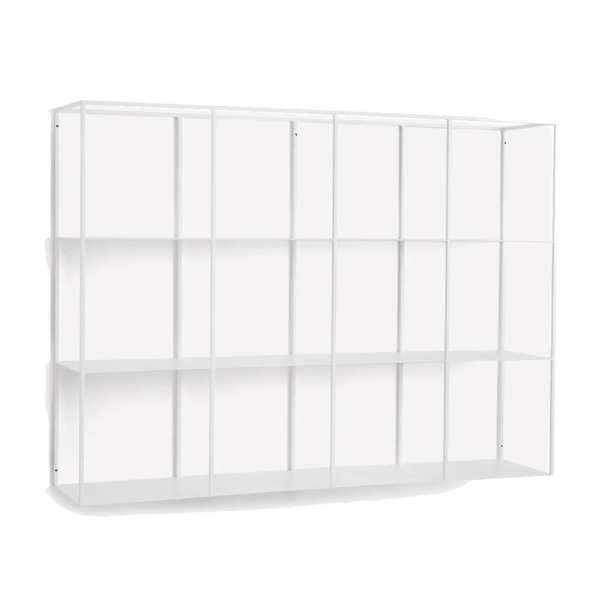 Parallel Steel Wall-Mounted Bookcase, Height 100.6cm – image 1