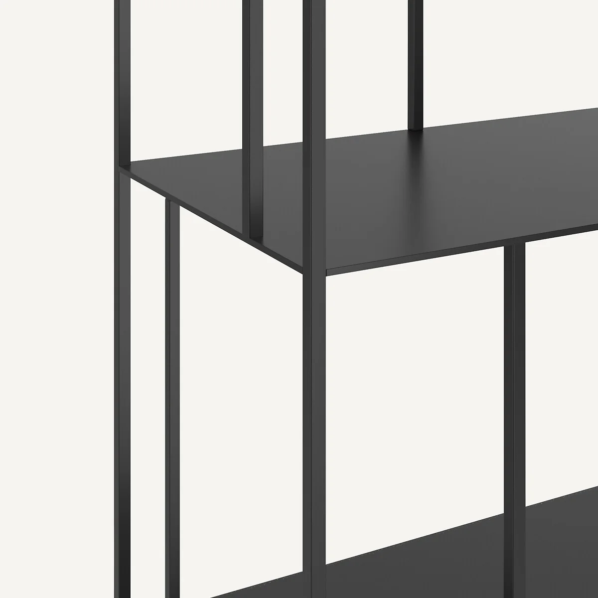 Parallel Wide Metal Bookcase – image 3