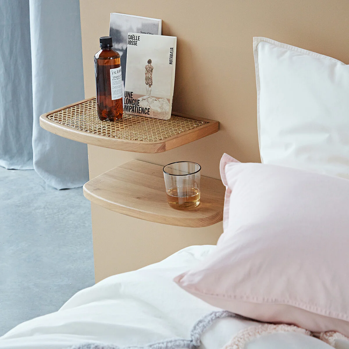 Set of 2 Buisseau Bedside Wall Shelves – image 2