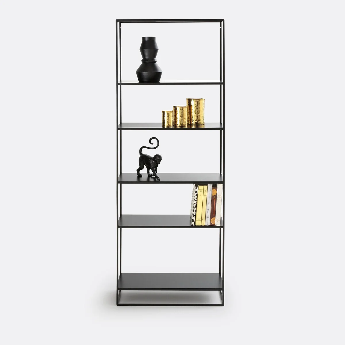 Miva Steel Bookcase with 6 Shelves – image 3