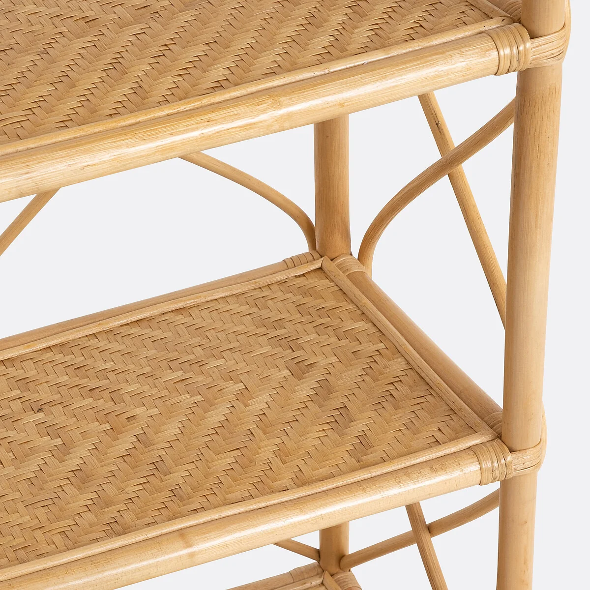 Malu Rattan Bookcase with 5 Shelves – image 4