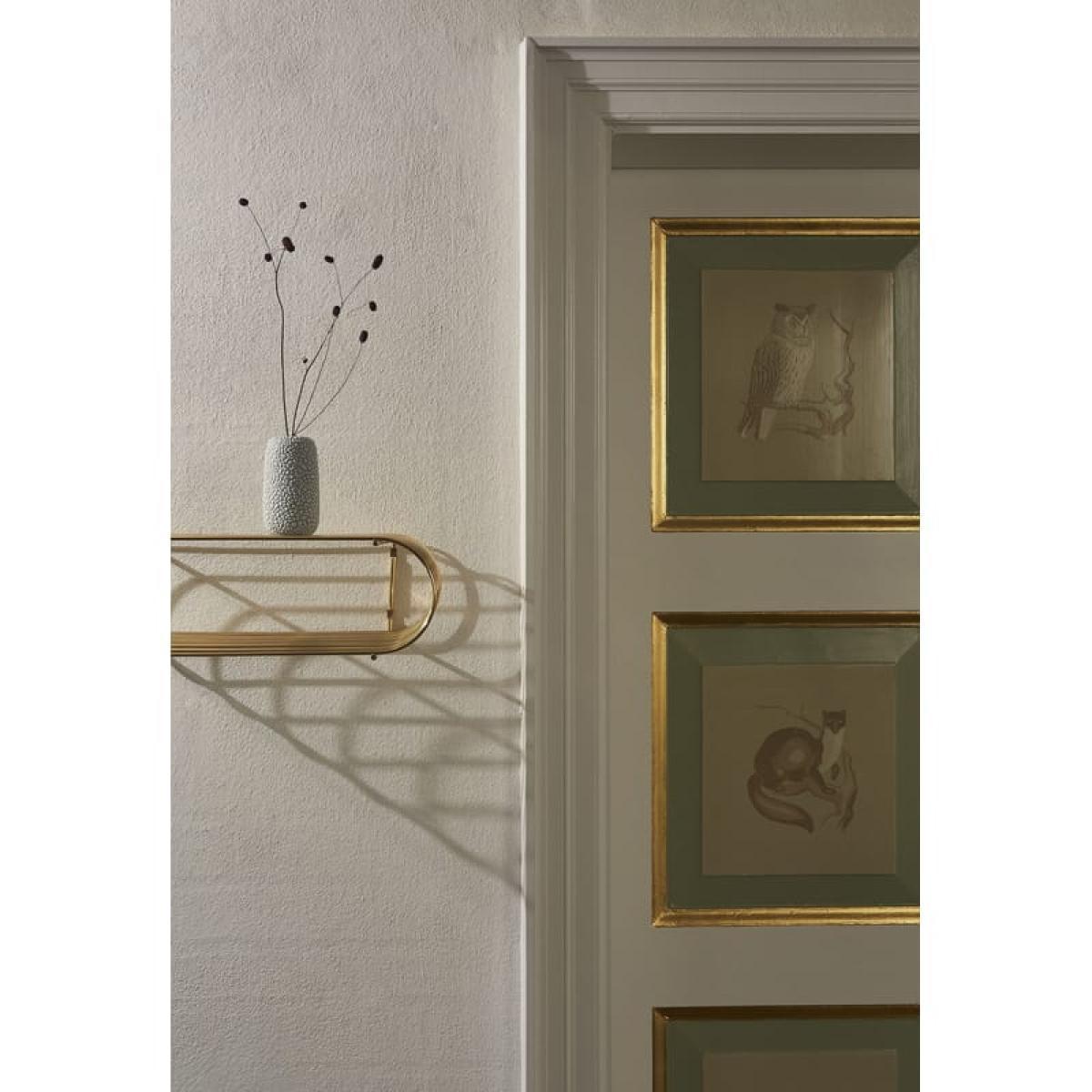 Curva Shelf grey silver metal / L 40 cm - AYTM – image 5