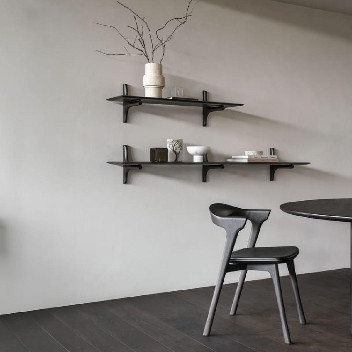PI Shelf wood brown / L 168 cm - Solid mahogany - Ethnicraft – image 3
