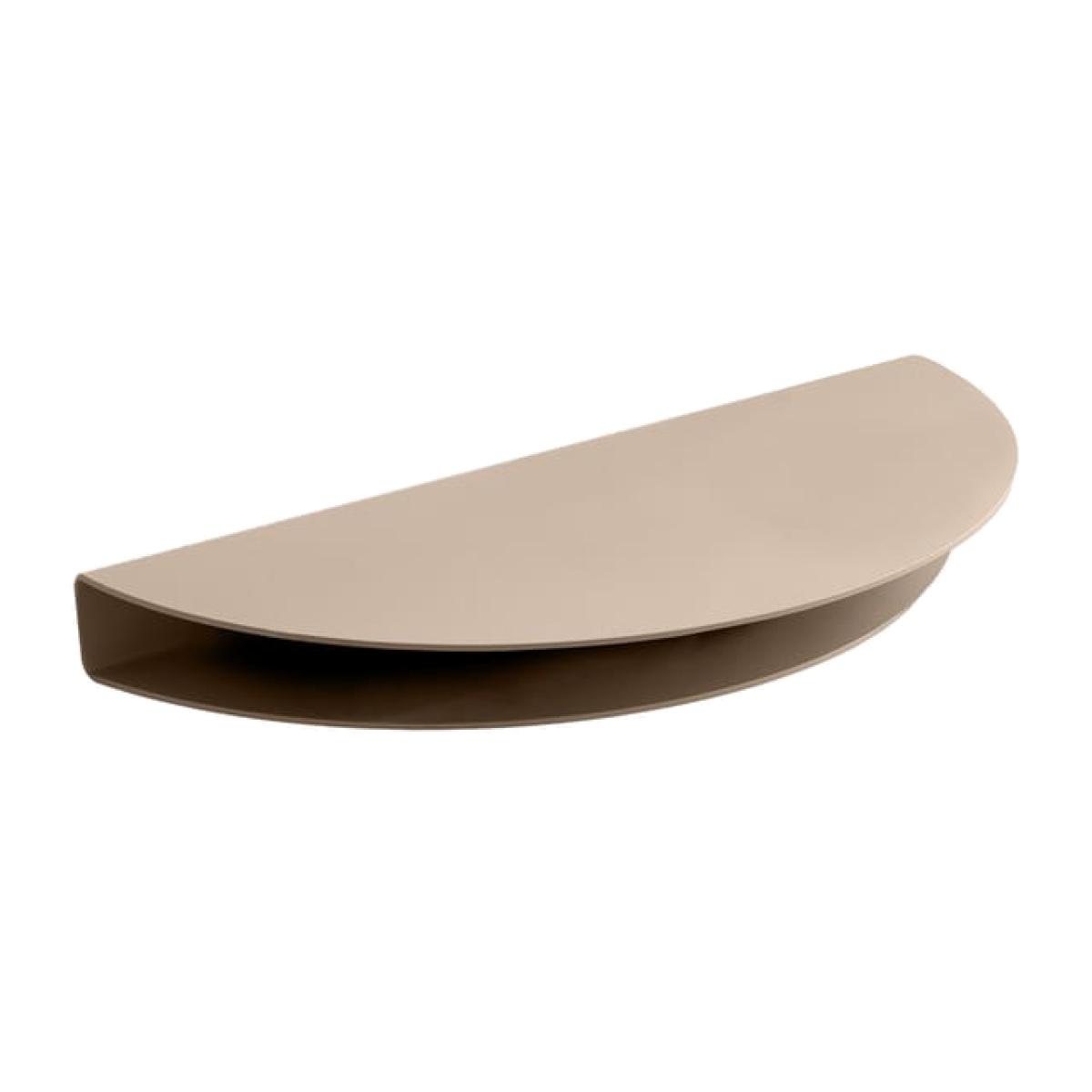 Half Moon Large Shelf metal grey / L 40 x Prof. 20 cm - MOEBE – image 1