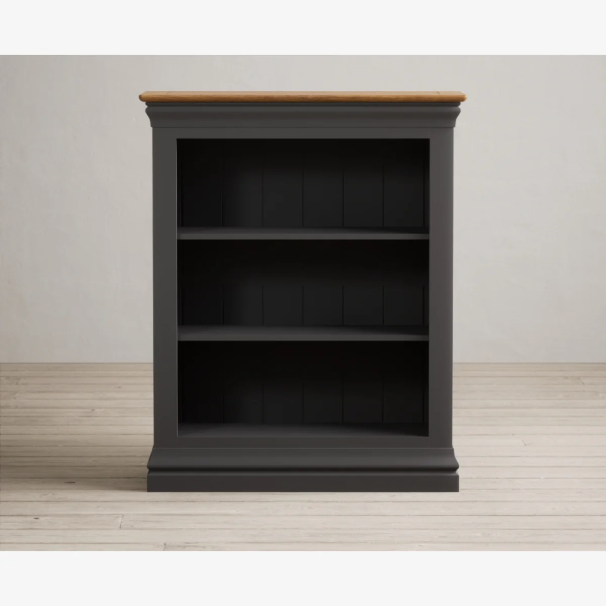 Charwood Oak and Charcoal Painted Small Bookcase