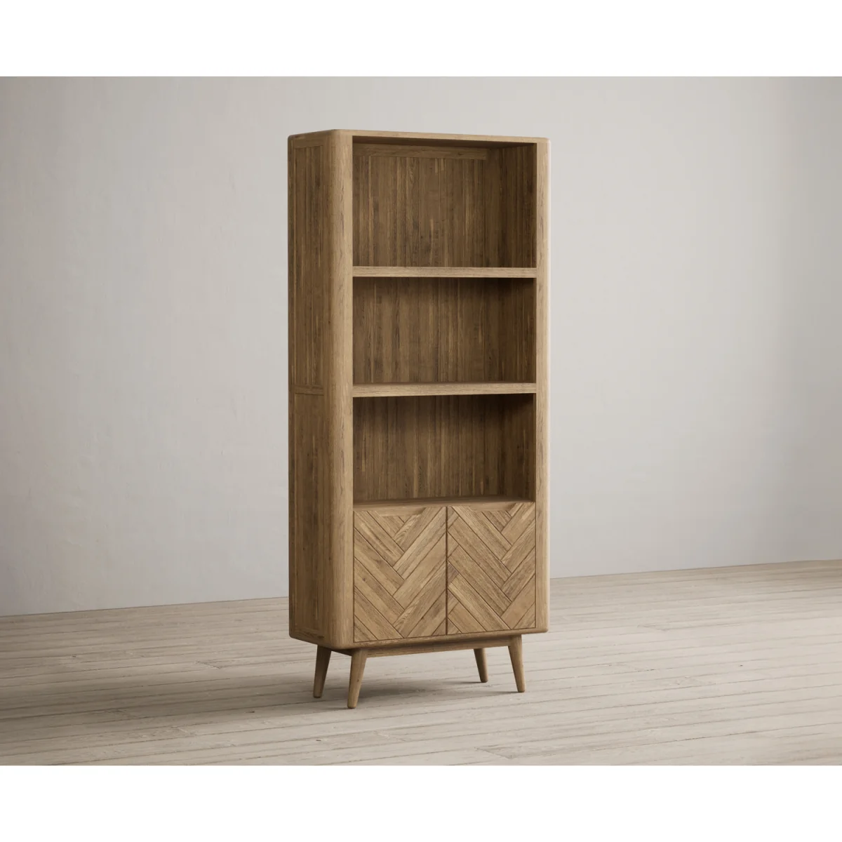 Parven Solid Oak Tall Bookcase – image 4