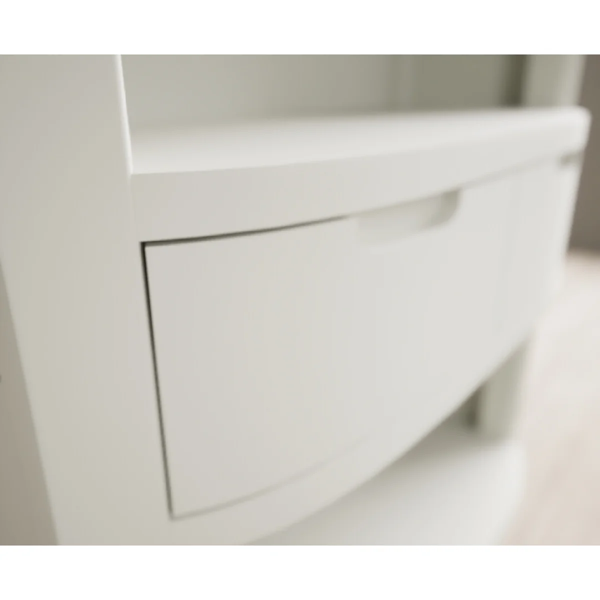 Bradwell Oak and Signal White Painted Tall Bookcase – image 7