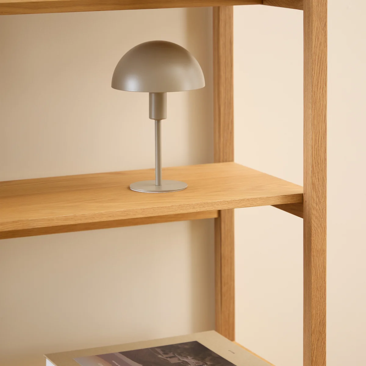 Ludza Rectangular Bookcase With 6 Shelves in Oak - Oak – image 5