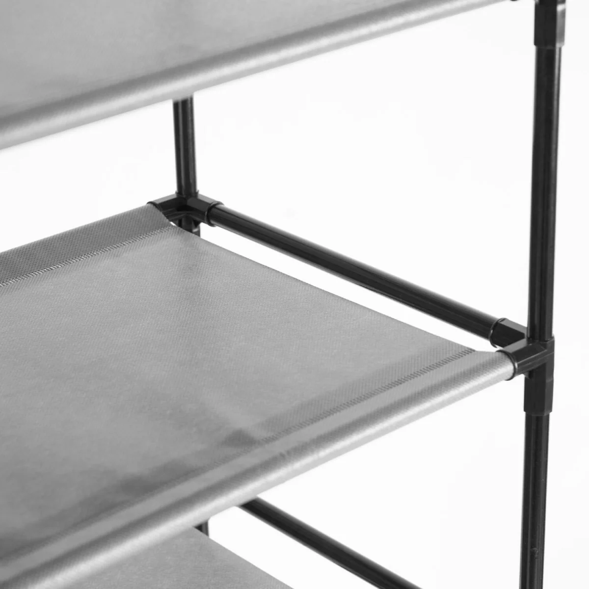 8 Tier Storage Rack Shoe Shelving - Grey – image 3