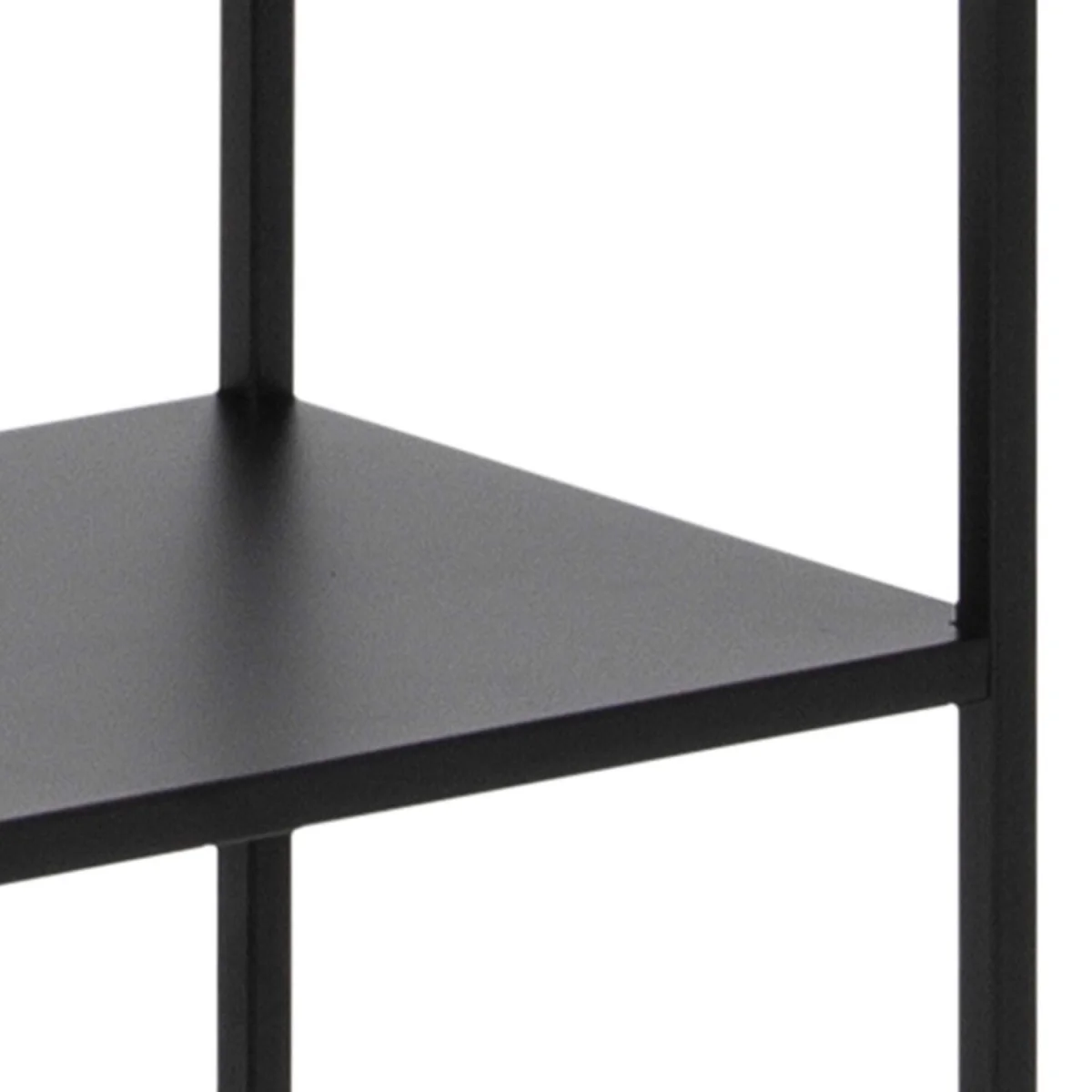 Graz Matt Tall Metal Bookcase with 5 Shelves - Black – image 4