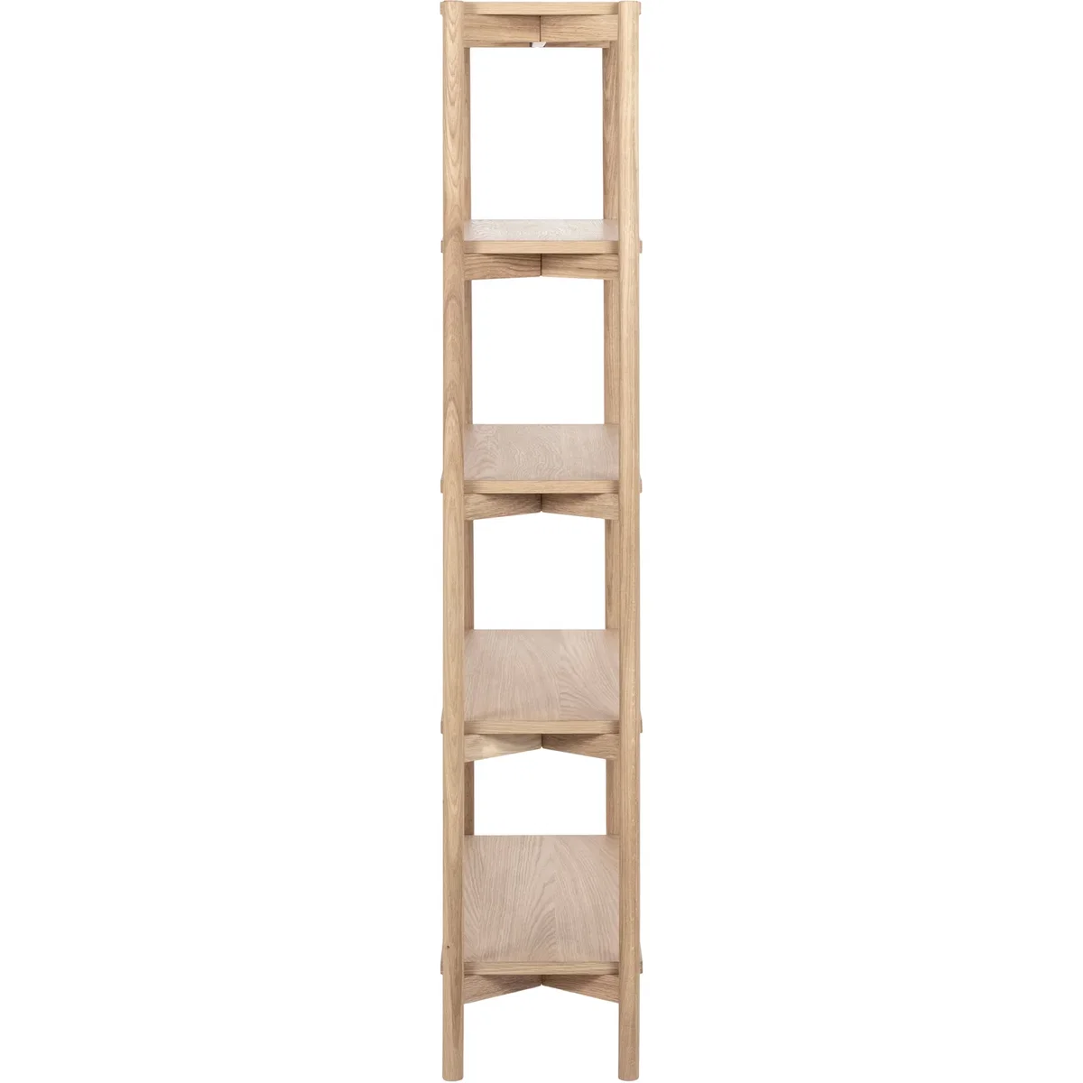 Furniture To Go Braidwood Bookcase with 4 Shelves in White Oak Veneer - White Oak – image 4