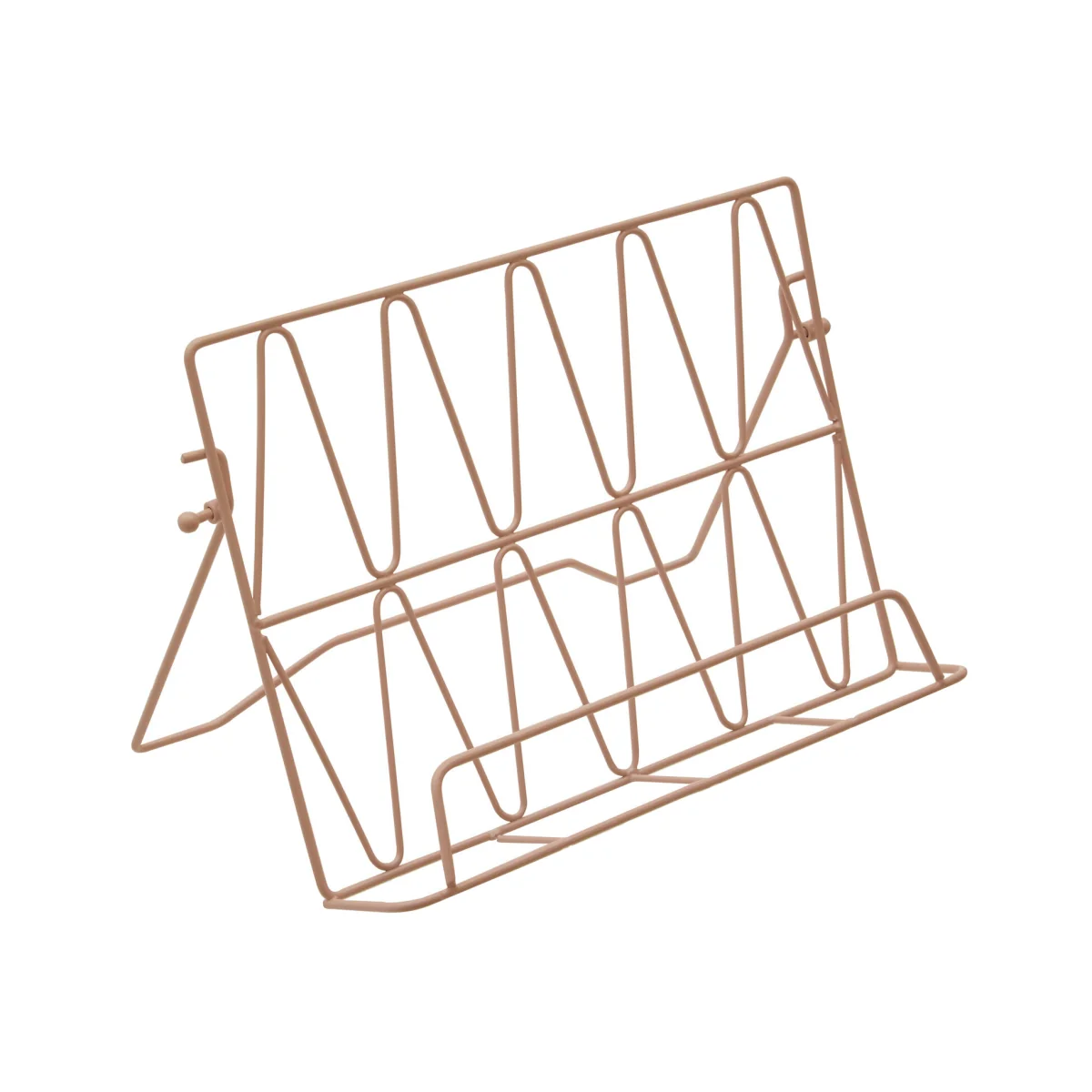 Vertex Pink Finish Cookbook Stand - Pink