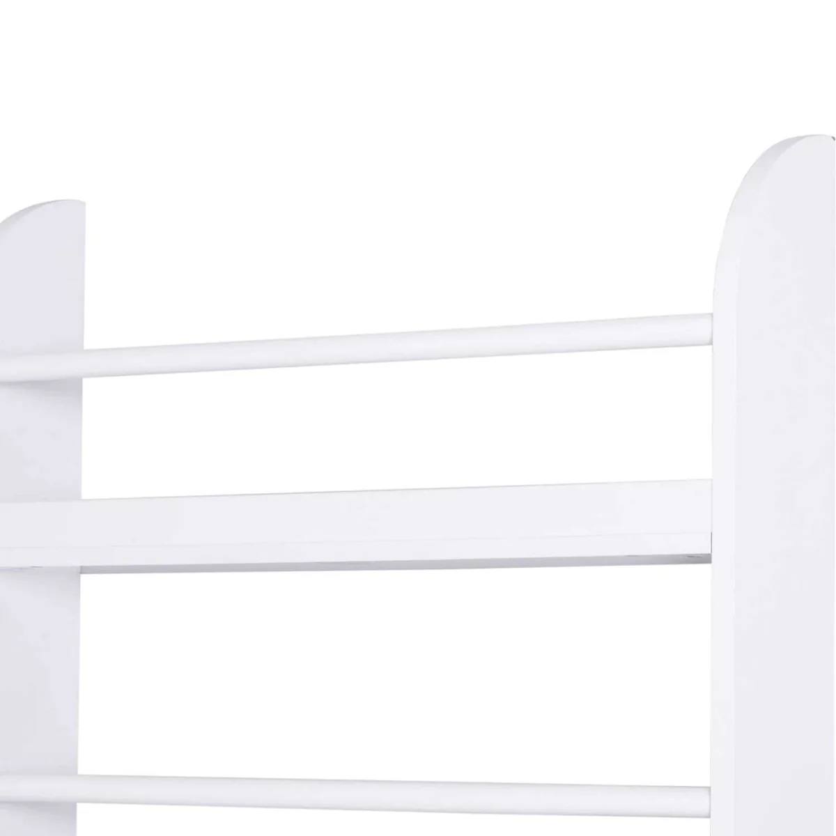 Vivi Wood White Slim Wall-Mounted Bookshelf, 15 cm Depth – image 9