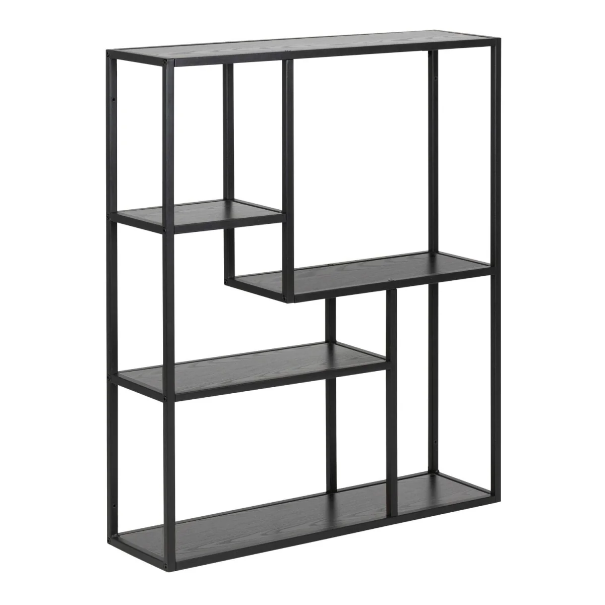 El Paso Black Metal Wall Shelf - 3 Shelves – image 3