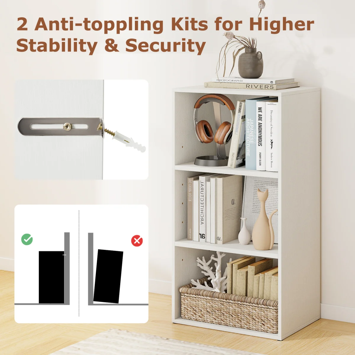Modern Display Shelf - White – image 10