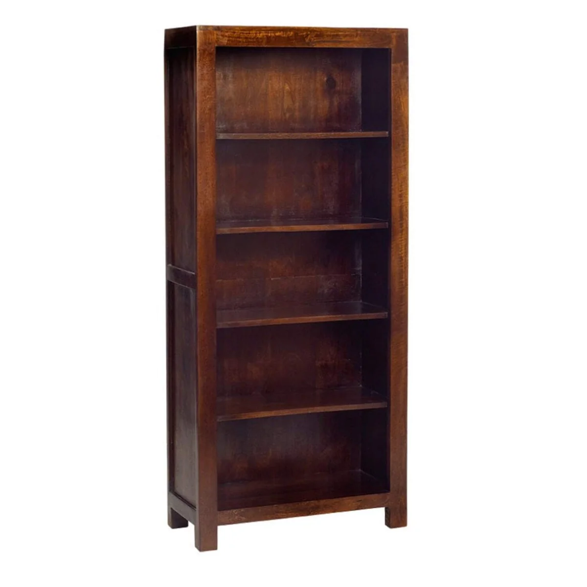Phuket Dark Mango 5 Shelf Tall Open Bookcase - Brown – image 2