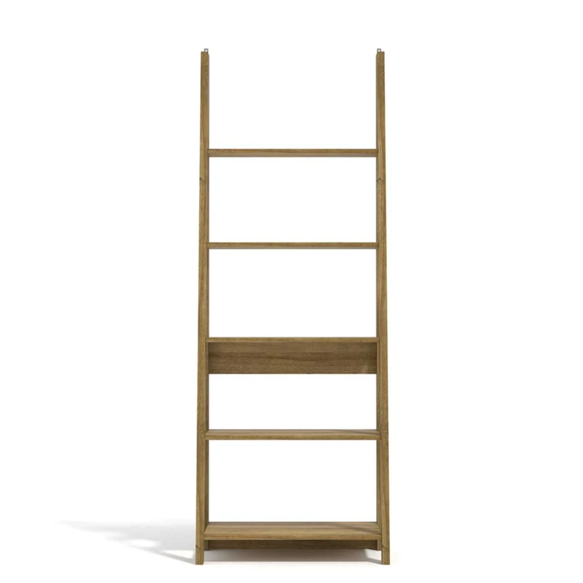 Athy Ladder Bookcase 5 Shelves - Brown – image 3