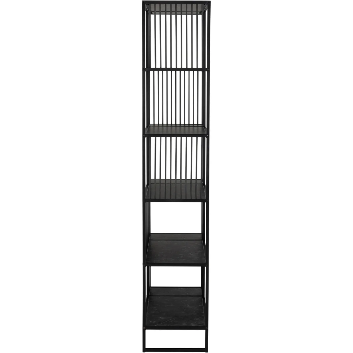 Strington Bookcase with 5 Shelves in Black - Black – image 4