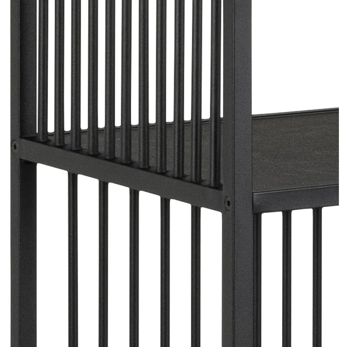 Strington Bookcase with 5 Shelves in Black - Black – image 7