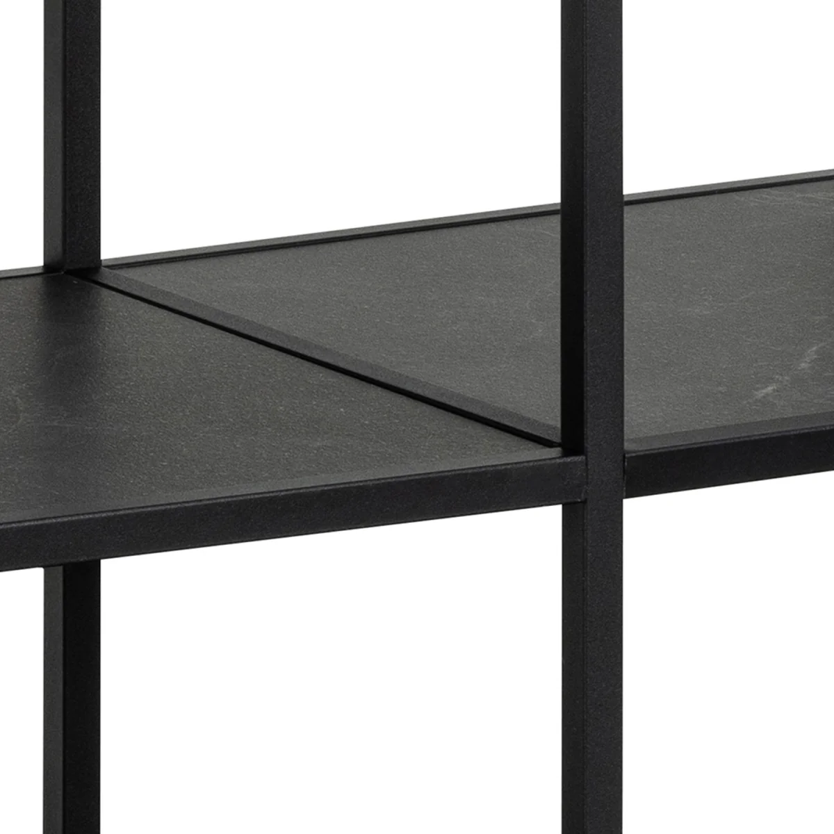 Strington Bookcase with 2 Shelves in Black - Black – image 7