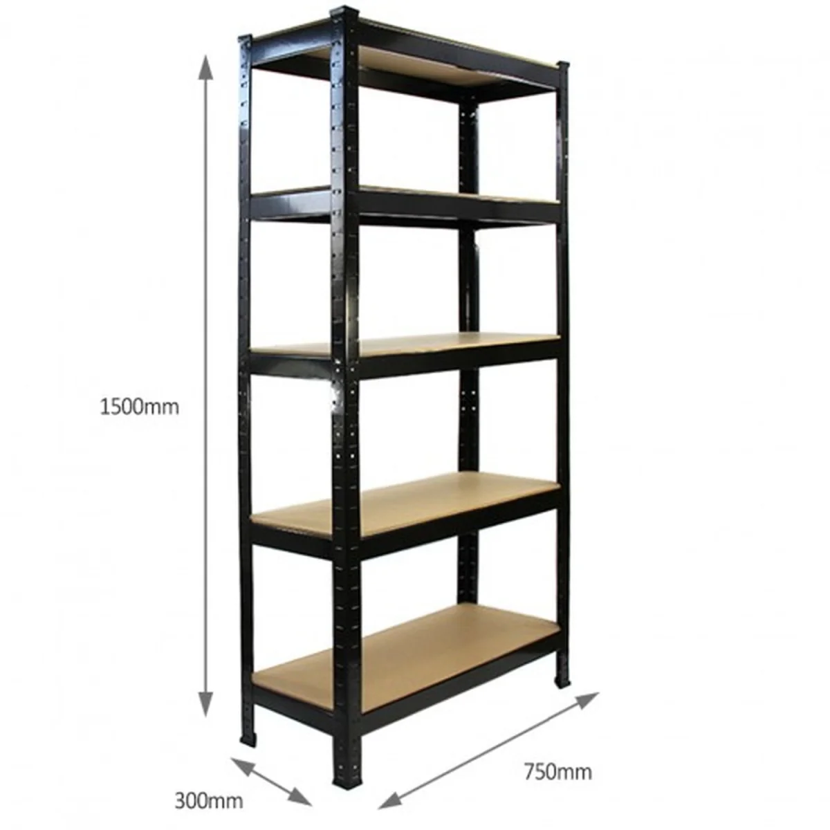 Monster Racking T-Rax Heavy Duty Shelving Units - Set of 10 - Black – image 4