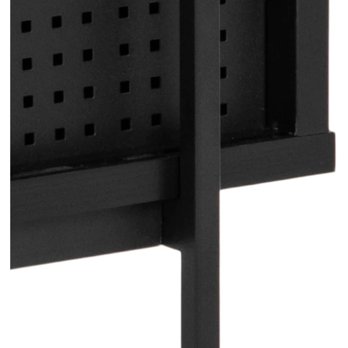 Angus Small Bookcase with 2 Sliding Doors in Black - Black – image 2