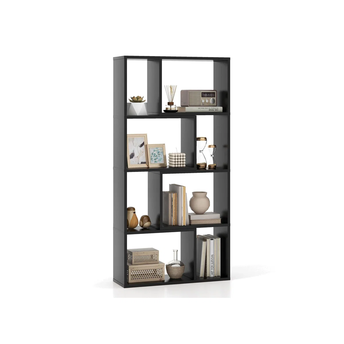 8-Cube Storage Organiser - Black