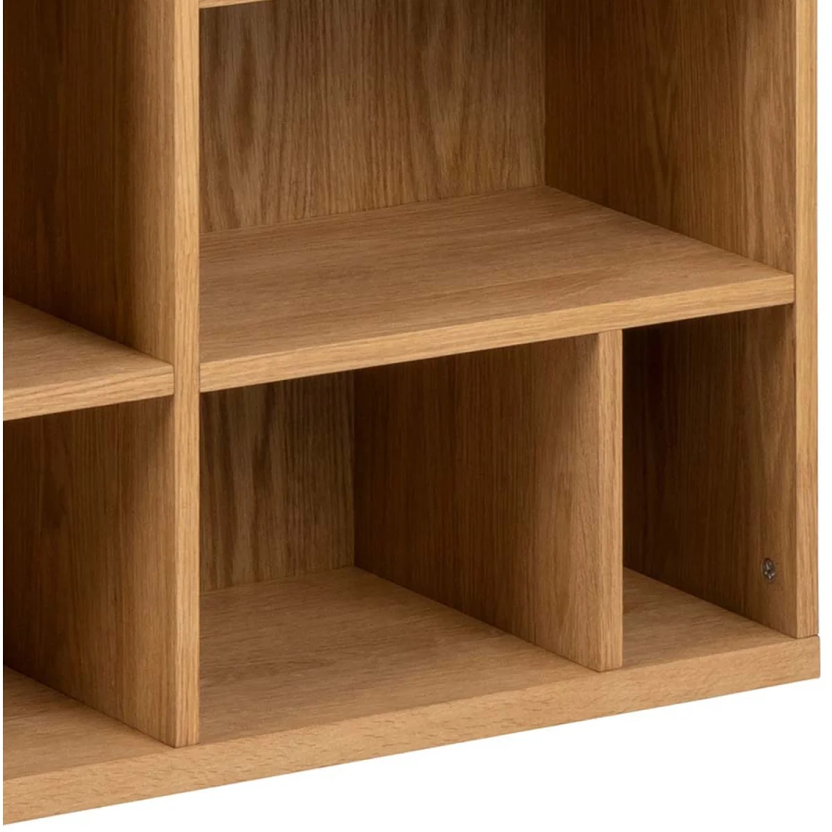 Rangoon 3 Door Large Bookcase in Oak - Oak – image 2