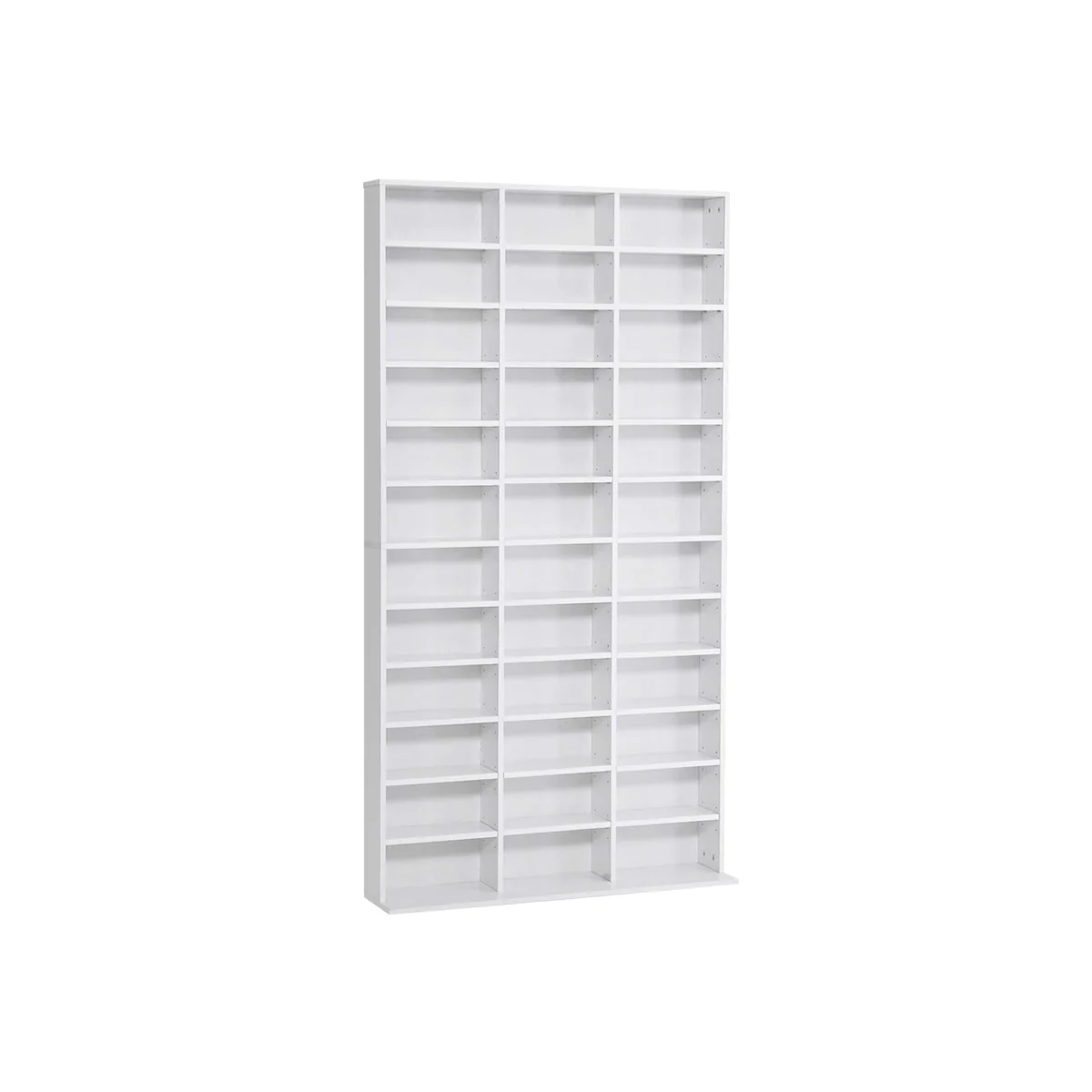 Vemini Wood White Storage Unit - 33 Adjustable Compartments – image 1