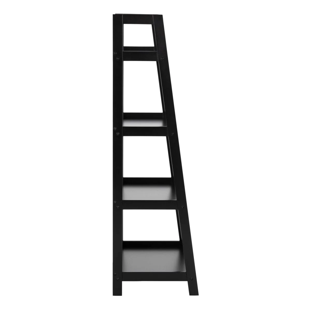 Florence 4 Shelf Step Ladder Bookcase - Black – image 4