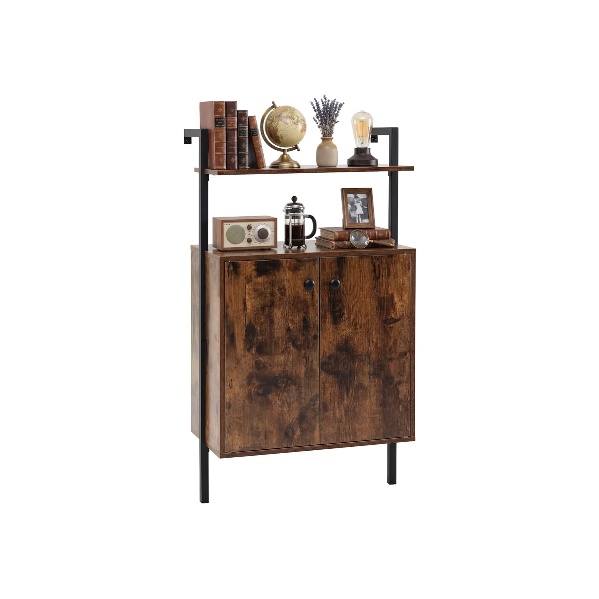 Wall Mount Bookcase - Brown – image 1