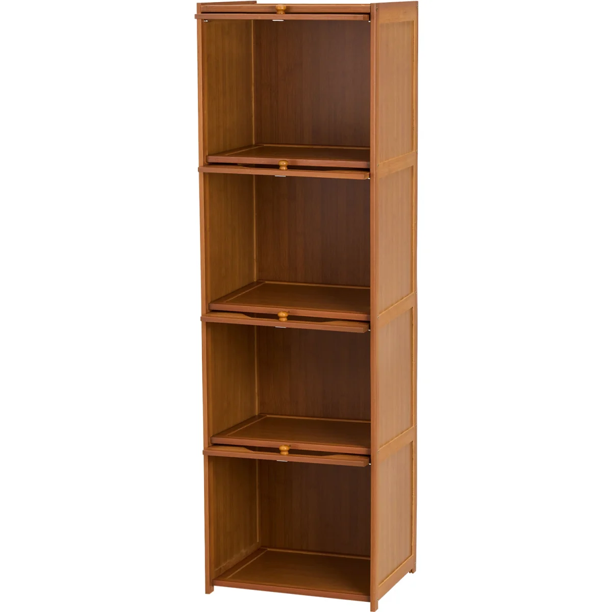 Multipurpose Freestanding Storage Bookcase - Brown / 137cm – image 5