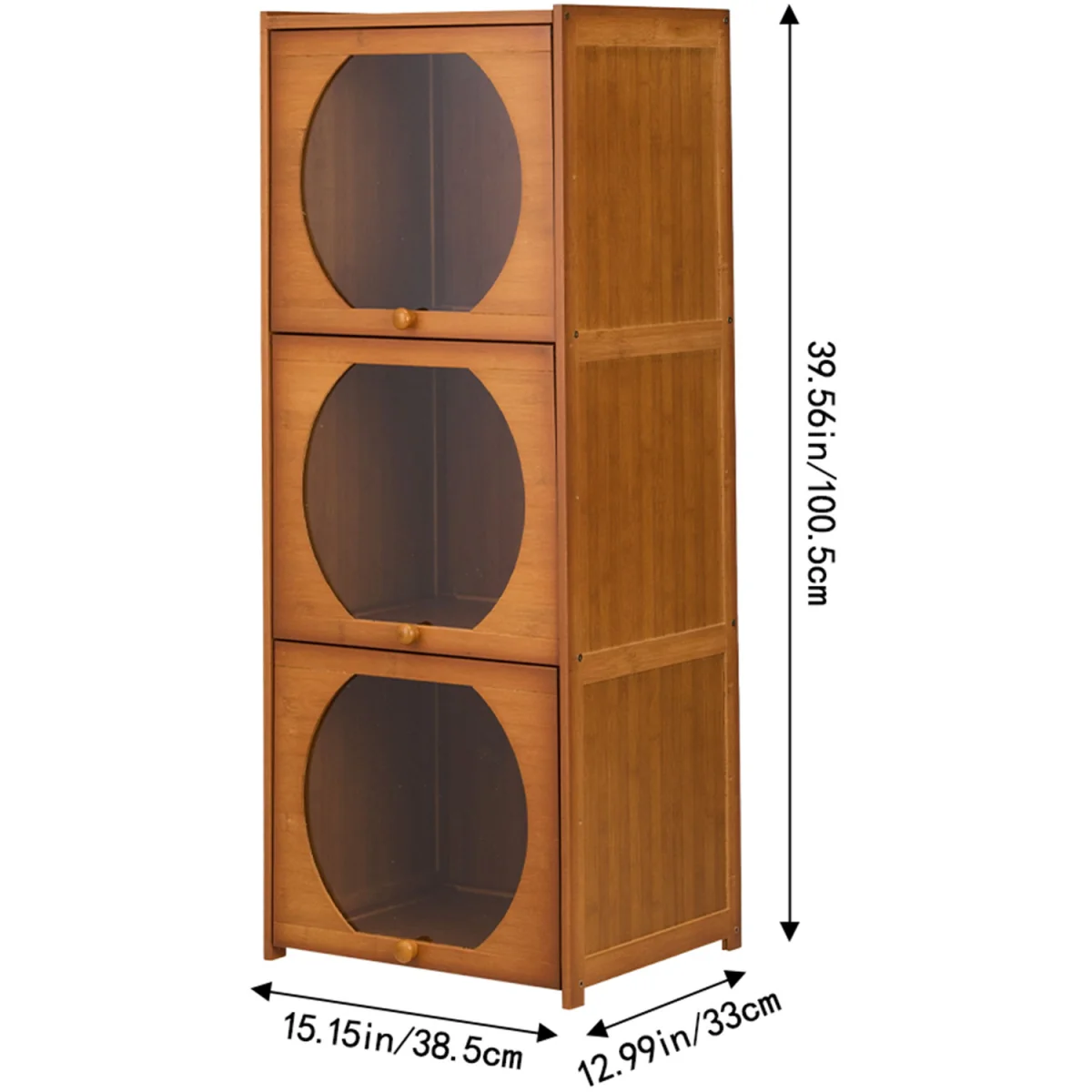 Multipurpose Freestanding Storage Bookcase - Brown / 137cm – image 9