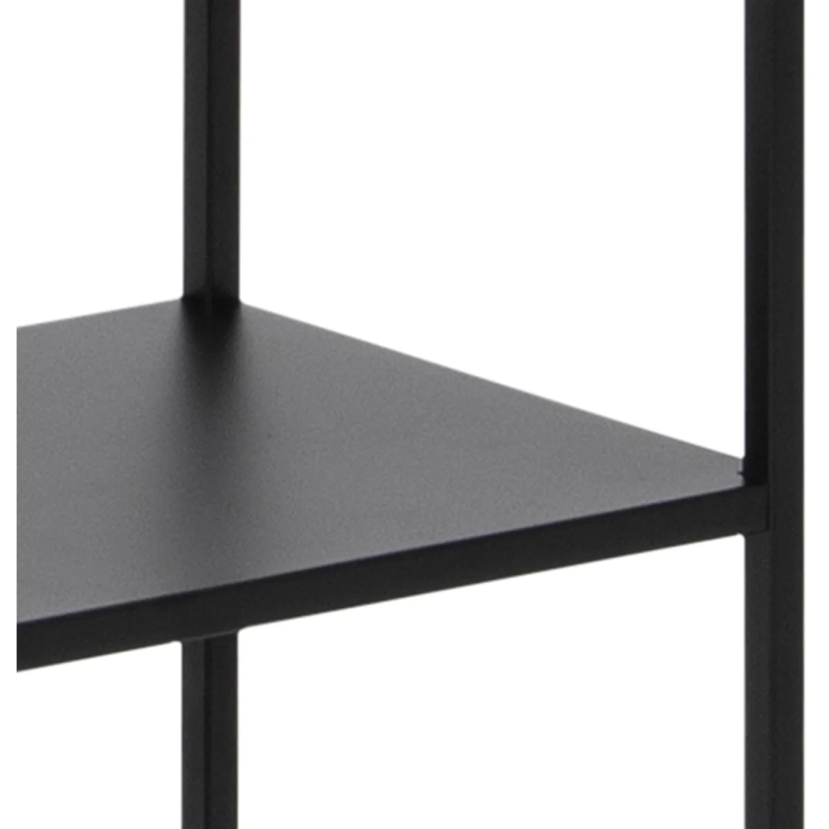 Newcastle Tall Bookcase with 5 Shelves in Matt Black - Black – image 6