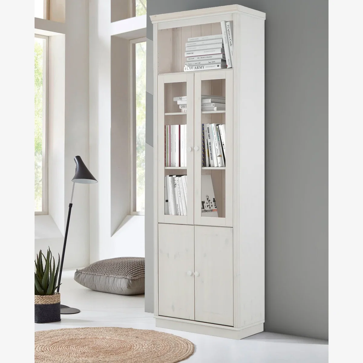 Anita Wall Unit F - White/Lacquer