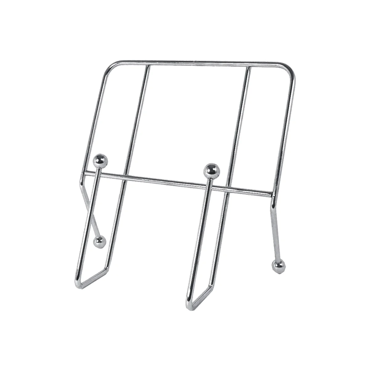Reyna Chrome Cookbook Stand - Silver