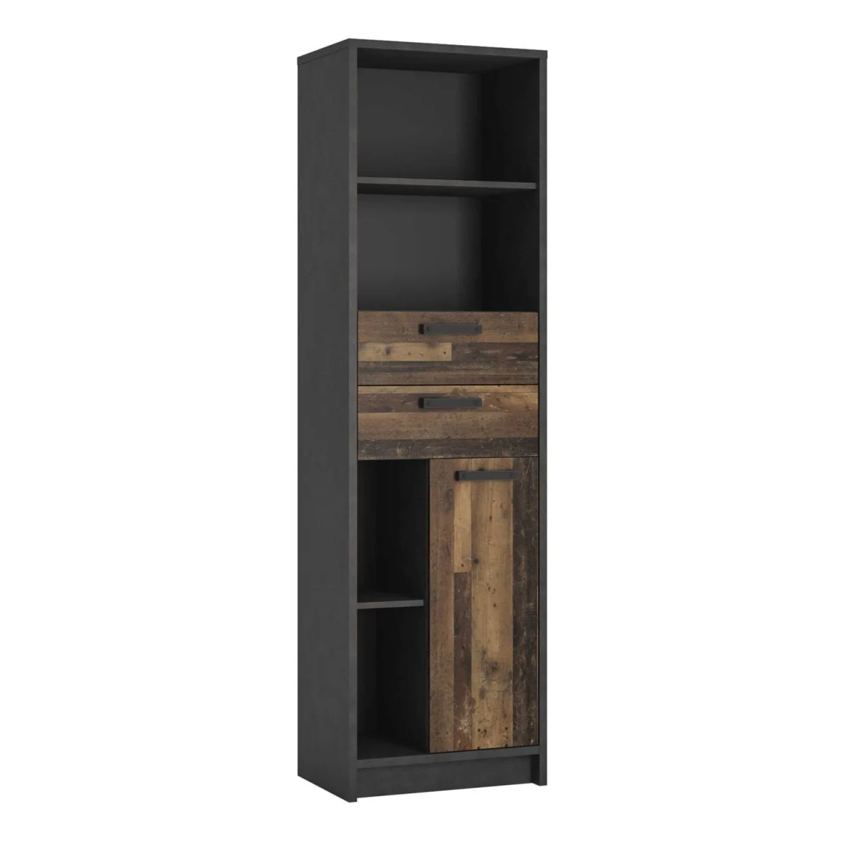 Brooklyn Industrial Bookcase and Dark Matera - Brown – image 4