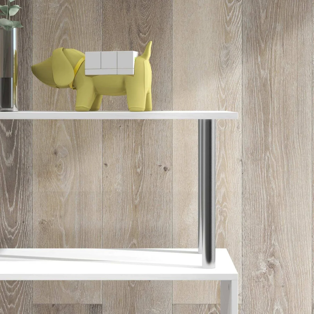 Fini Wood 5-Tier S-Shape Freestanding Bookcase 80 x 30 x 145 cm – image 10
