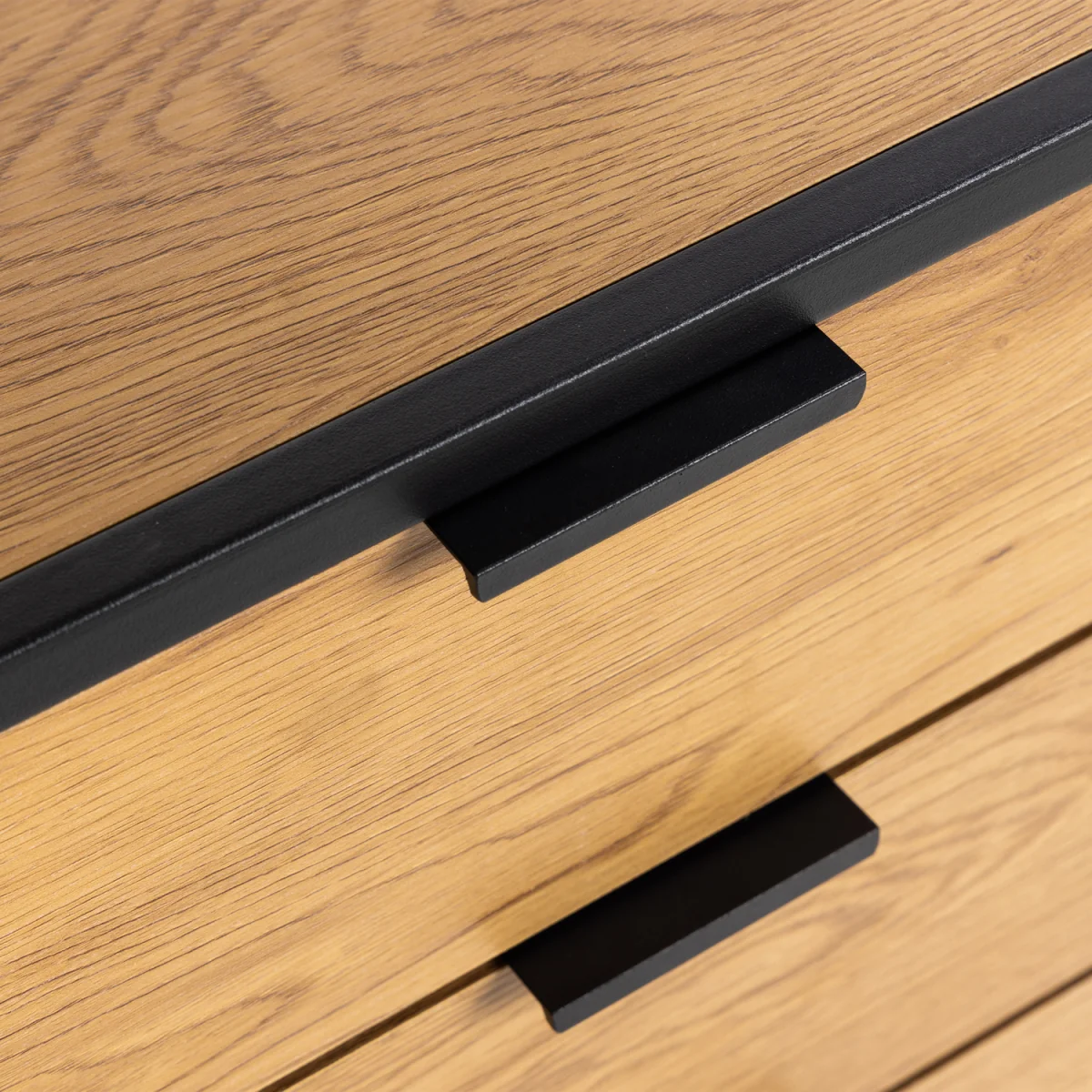 Swindon Bookcase with 2 Doors, 3 Drawers and 1 Shelves in Black - Black – image 7