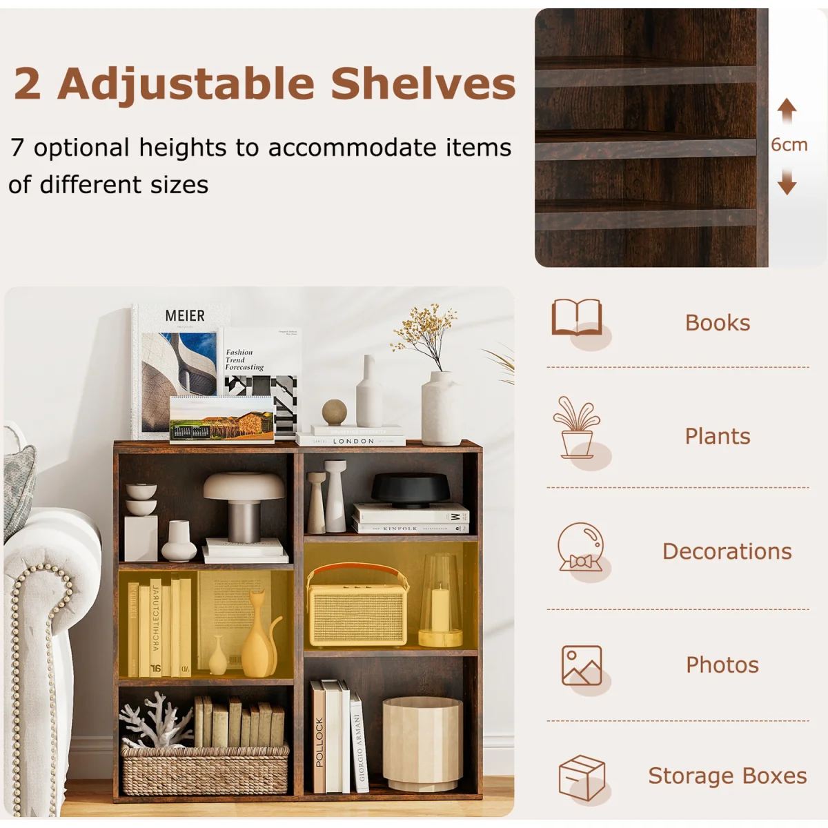 3 Cube Bookcase – image 8