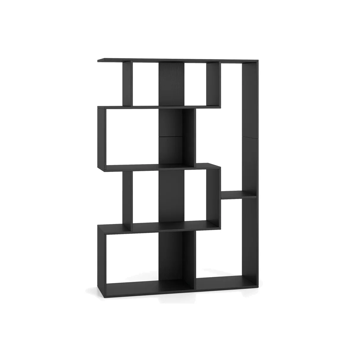 Costway 6-Cube Large Bookcase B - Black – image 1