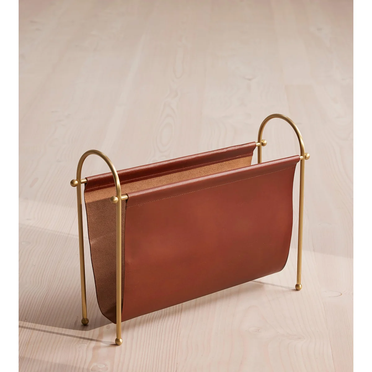 Meard Magazine Rack, Tan – image 3