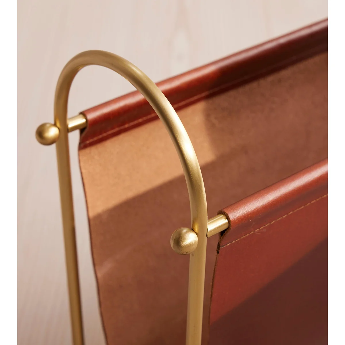 Meard Magazine Rack, Tan – image 4