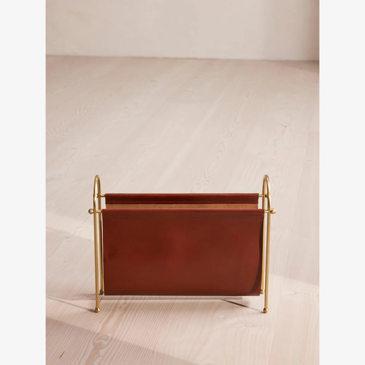 Meard Magazine Rack, Tan – image 1