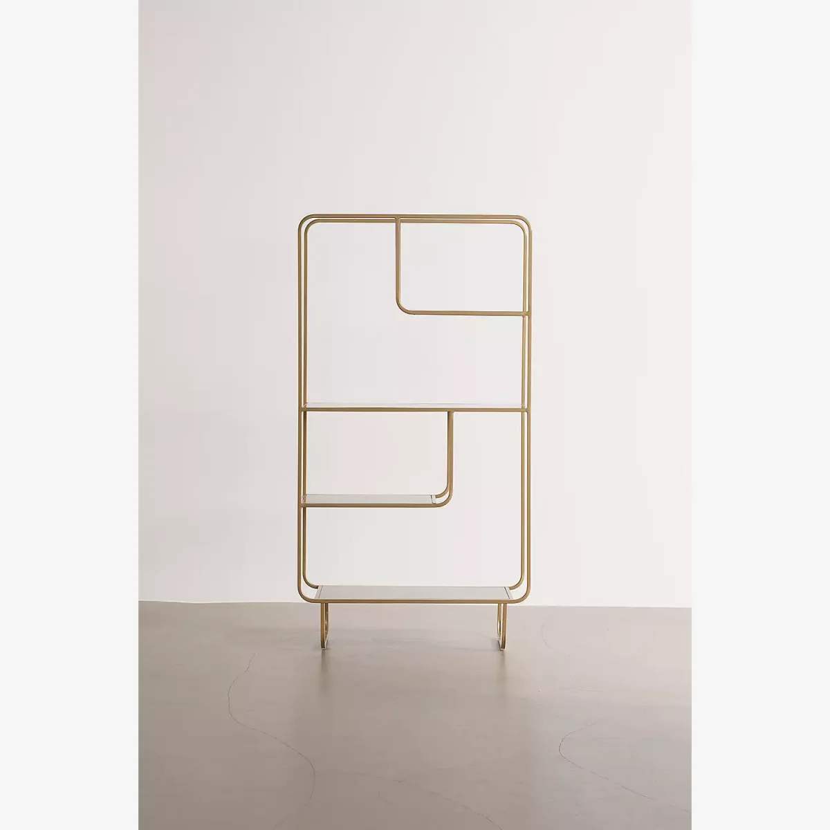 Alana Gold Bookcase - Gold ALL at Urban Outfitters – image 1
